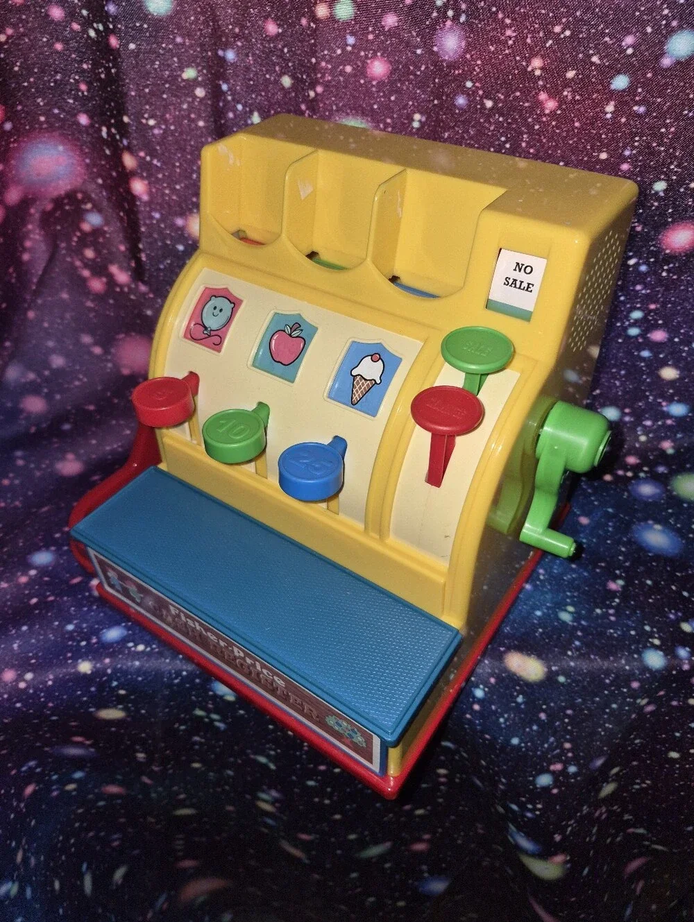 🛒 Vintage Fisher-Price Cash Register Toy | Retro Pretend Play | Nostalgia